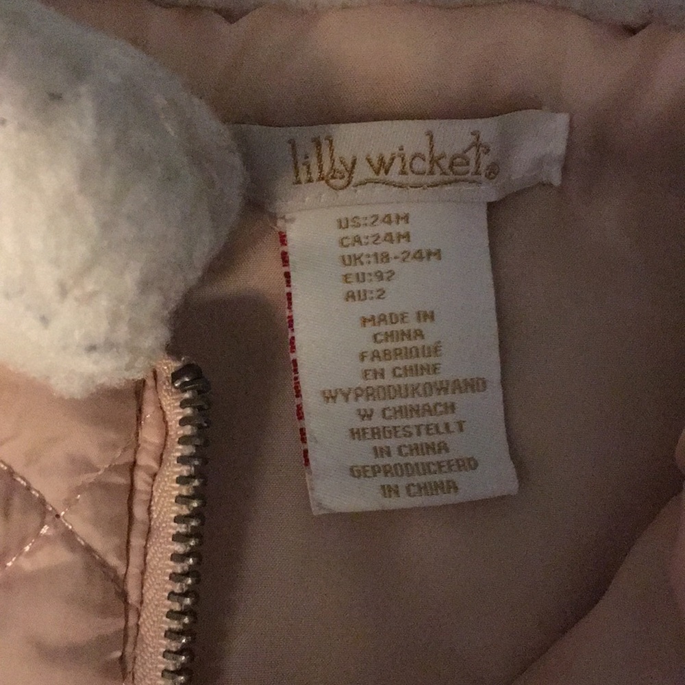 Toddler Size 2 Puffer Vest